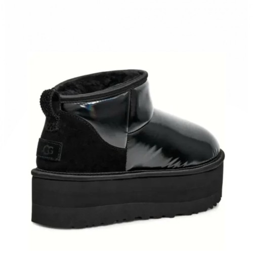 UGG Classic Ultra Mini Platform High Shine Black