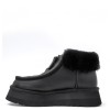 UGG Funkette Platform Boots Leather Black