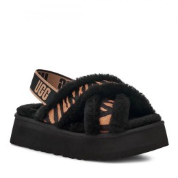 UGG Disco Cross Slide Black Tiger