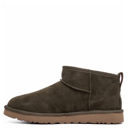 UGG Mens Classic Ultra Mini Zip Boot Khaki