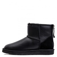 UGG Mens Classic Mini Zip Metallic Black