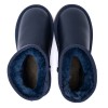 UGG Kids Classic Short Metallic Navy