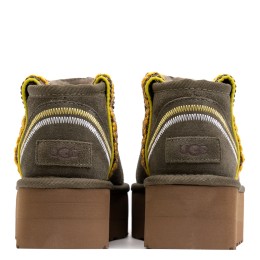 UGG Classic Ultra Mini Braid Platform Burnt Olive
