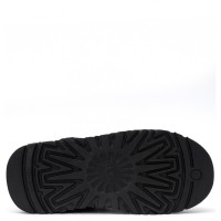 UGG Funkette Platform Boots Leather Black