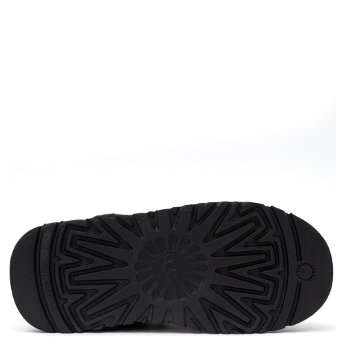 UGG Funkette Platform Boots Leather Black