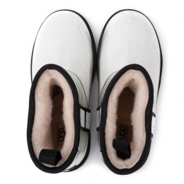 UGG Classic Clear Mini White Black