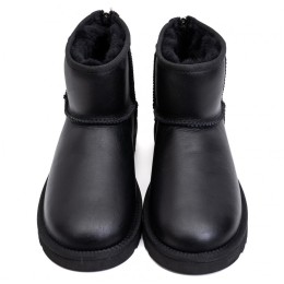 UGG Mens Classic Mini Zip Metallic Black