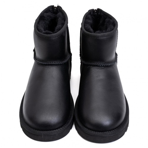 UGG Mens Classic Mini Zip Metallic Black