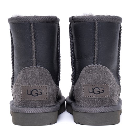 UGG Kids Classic Short Metallic Grey