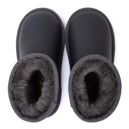 UGG Kids Classic Short Metallic Grey