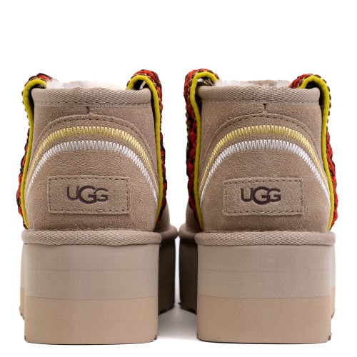 UGG Classic Ultra Mini Braid Platform Sand