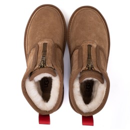 UGG Neumel Platform Zip Chestnut