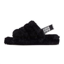 UGG Fluff Yeah Slide Black
