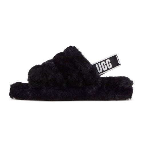 UGG Fluff Yeah Slide Black