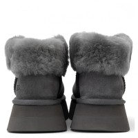 UGG Funkette Platform Boots Grey