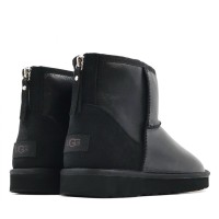 UGG Mens Classic Mini Zip Metallic Black