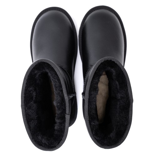 UGG Mens Classic Short Metallic Black