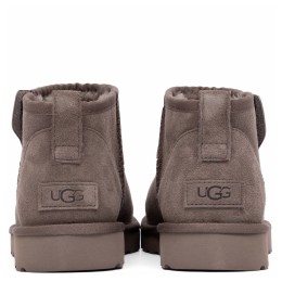 UGG Mens Classic Ultra Mini Zip Boot Smoke