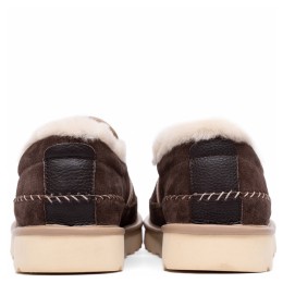 UGG Mens Stitch Slip On Chocolate