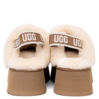 UGG Funkette Suede Platform Chestnut