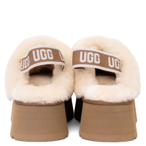 UGG Funkette Suede Platform Chestnut