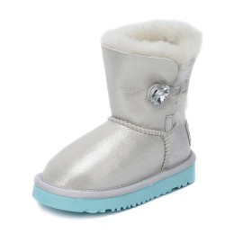 UGG Kids Bailey Button Do White