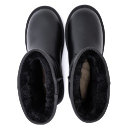 UGG Classic Short Metallic Black