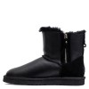 UGG Mens Classic Mini Double Zip Metallic Black