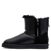 UGG Mens Classic Mini Double Zip Metallic Black