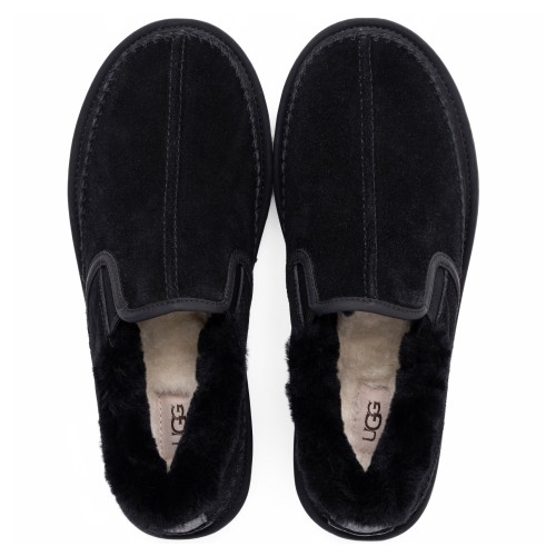 UGG Mens Stitch Slip On Black