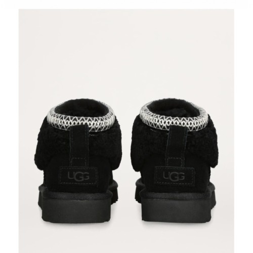 UGG Classic Ultra Mini Maxi Curly Boot Black