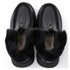 UGG Funkette Platform Boots Leather Black
