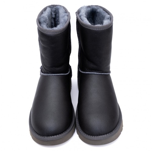 UGG Mens Classic Short Metallic Grey