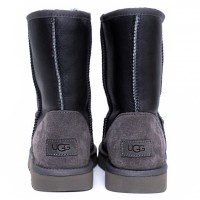 UGG Mens Classic Short Metallic Grey