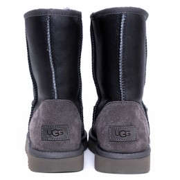 UGG Mens Classic Short Metallic Grey