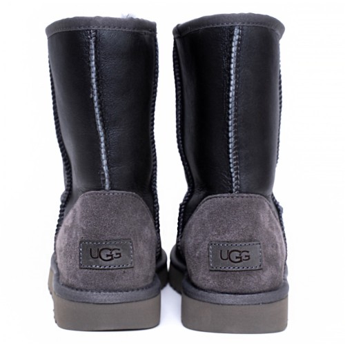 UGG Mens Classic Short Metallic Grey