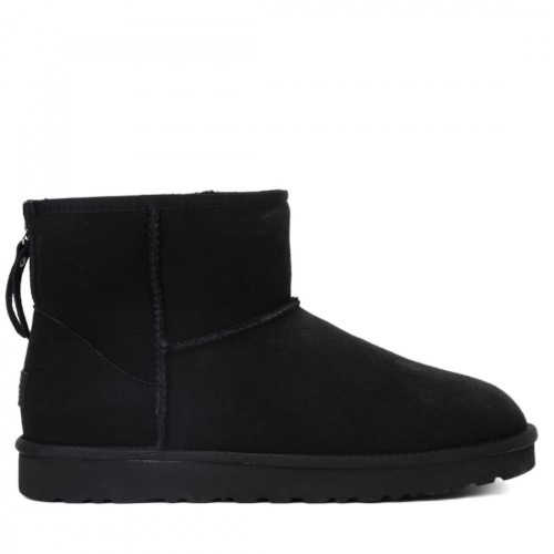 UGG Mens Classic Mini Zip II Black