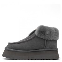 UGG Funkette Platform Boots Grey