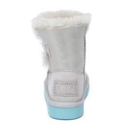 UGG Kids Bailey Button Do White