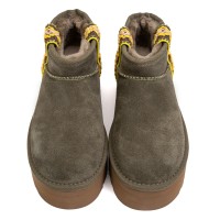 UGG Classic Ultra Mini Braid Platform Burnt Olive
