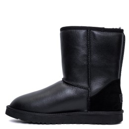 UGG Mens Classic Short Metallic Black