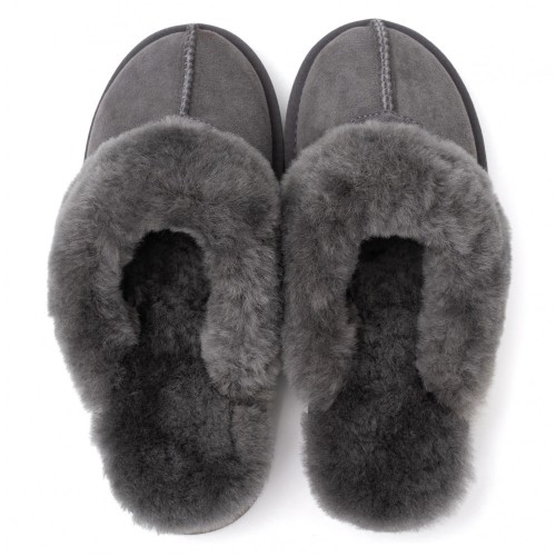 UGG Mens Slippers Scufette Grey