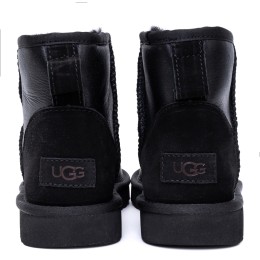 UGG Mens Classic Mini II Metallic Black