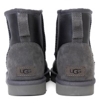 UGG Mens Classic Mini II Metallic Grey