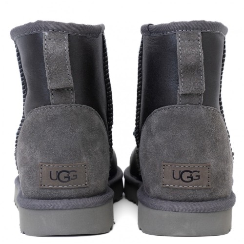 UGG Mens Classic Mini II Metallic Grey