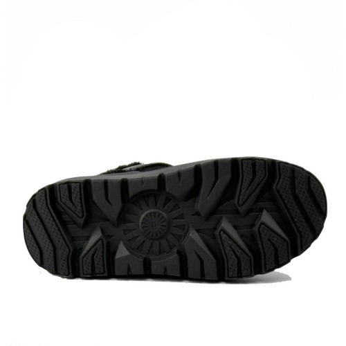 UGG Mens Heritage Utility Sneaker Leather Black
