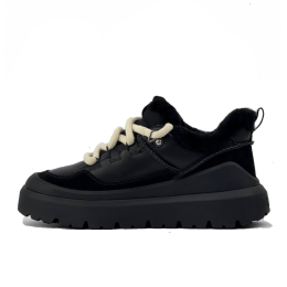 UGG Mens Heritage Utility Sneaker Leather Black